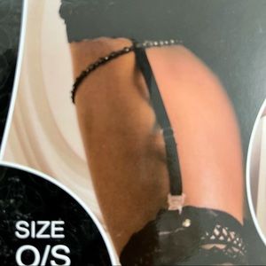 2-pc Charming Thong & Stockings